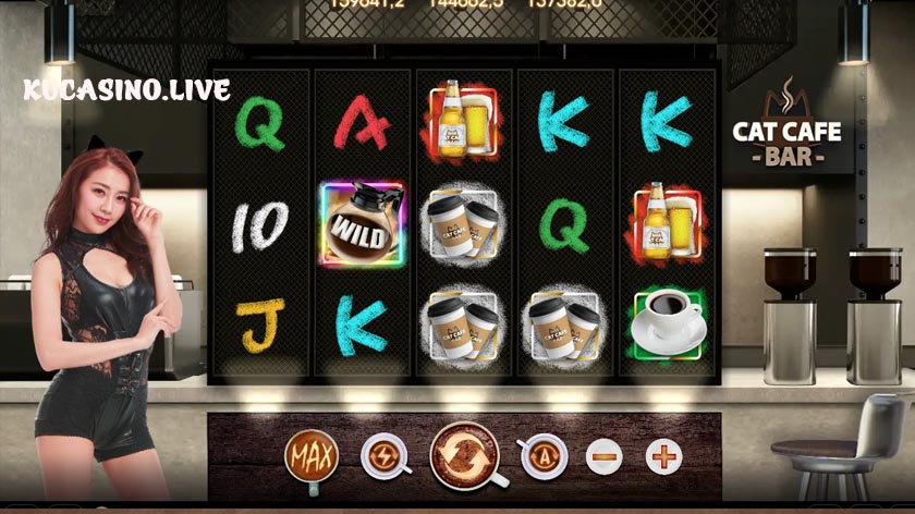 Cat cafe bar game quay hũ ăn tiền thật tại nhà cái KU Casino