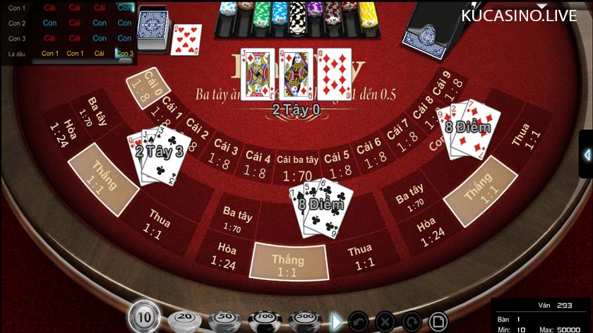 Ra mắt game bài Ba Tây cực kỳ hấp dẫn tại KU Casino